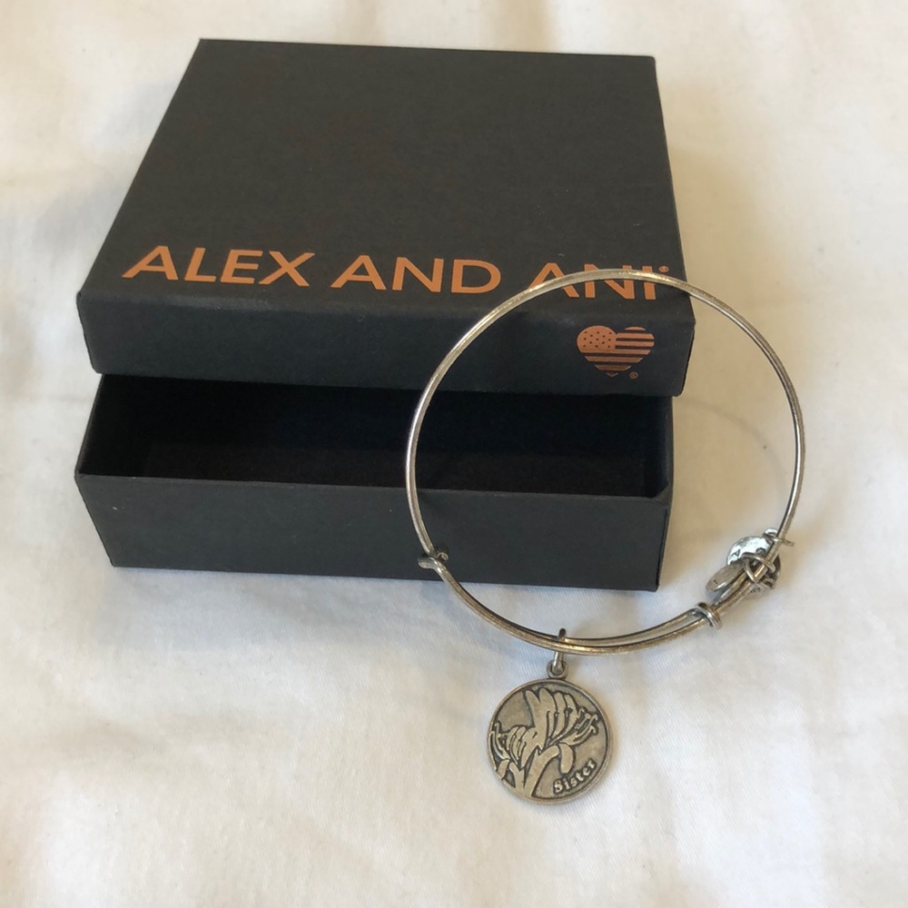 Alex and Ani Sister charm bracelet